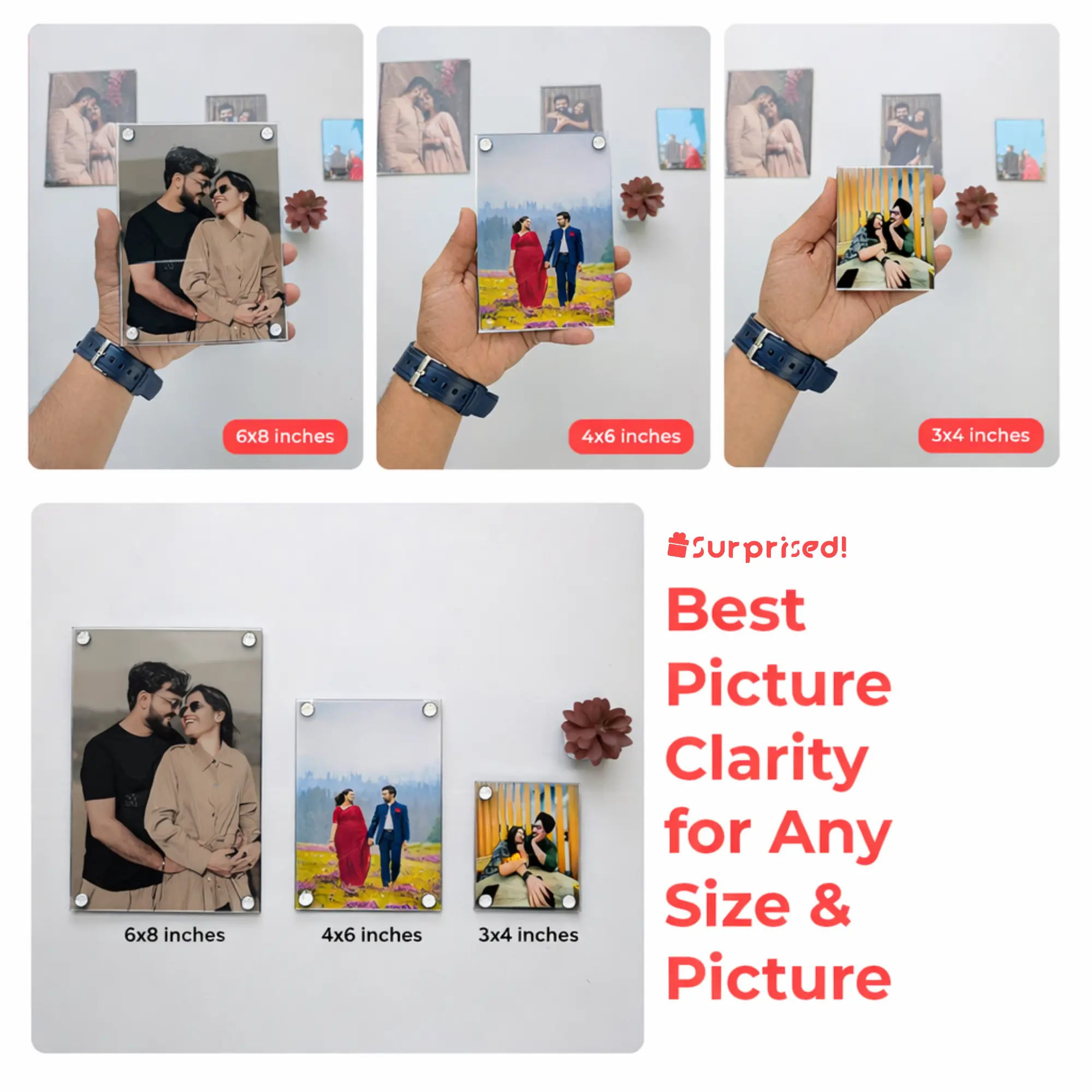 [3 in 1] Acrylic Mini Frames - Image 5
