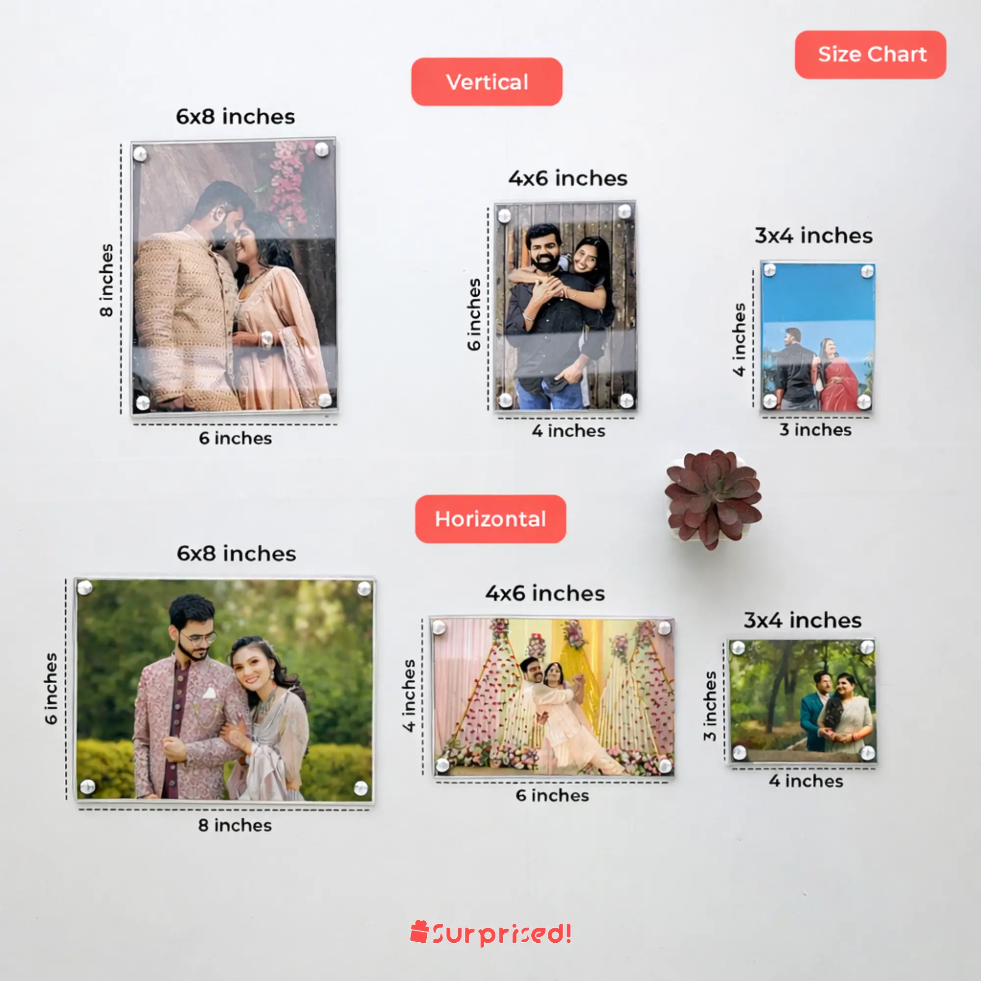 [3 in 1] Acrylic Mini Frames - Image 4